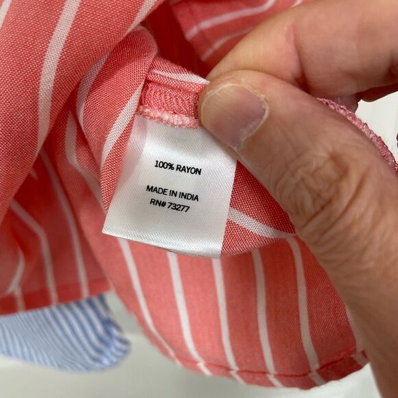 (2) stripe button down shirt size Small - Picture 5 of 5